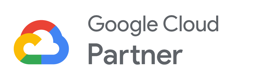 Google Cloud Partner logo, a symbol of Luby's certifications and recognitions collaboration with Google.