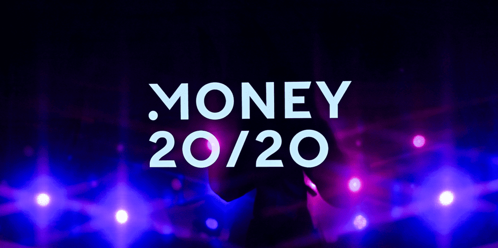 The image shows the logo of Money 20/20, the most popular fintech event.