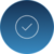 Tick circle icon in Lending Tech Solutions Luby page.