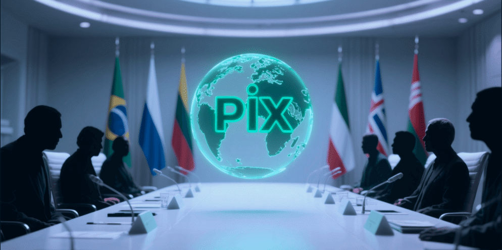 World with pix written in the middle surrounded by flag of several countries, representing Global Pix