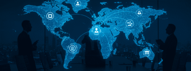 Map of the connected world, symbolizing the importance of knowing about credit management.